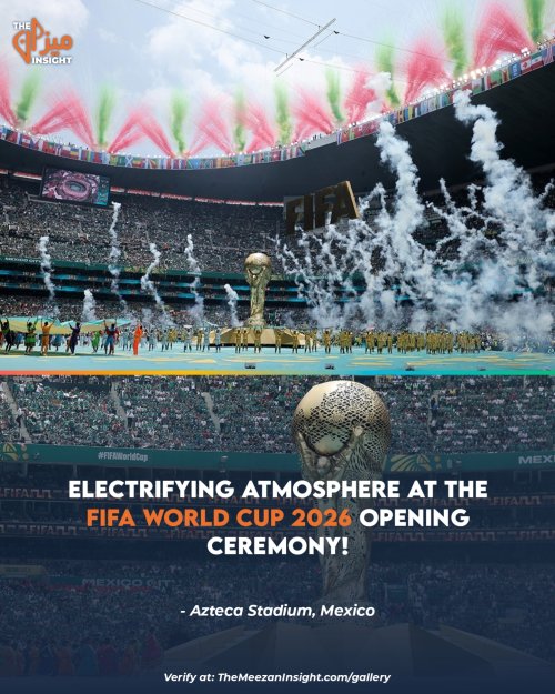 Electrifying atmosphere at the FIFA World Cup 2026 opening ceremony! 🔥  Azteca Stadium, Mexico 🇲🇽