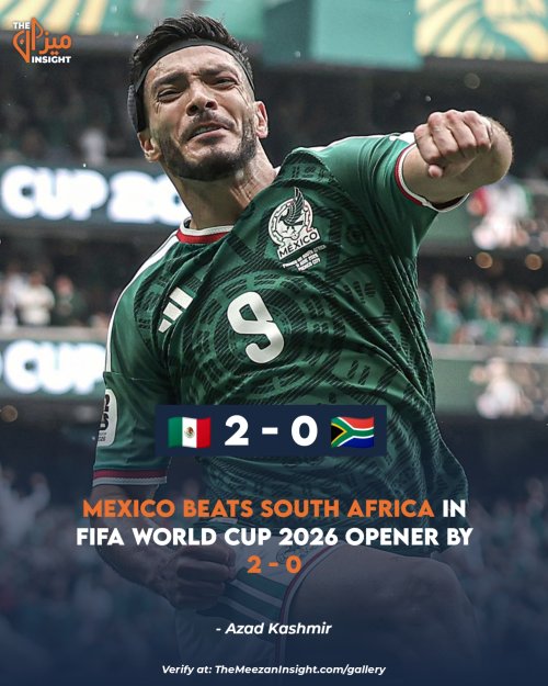 Mexico beats RSA in Fifa World cup 2026 opener by 2-0 