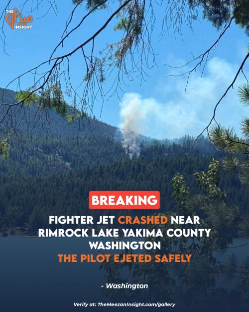 Fighter Jet crashed near Rimrock Lake near White Pass on US-12 in Yakima County Washington.