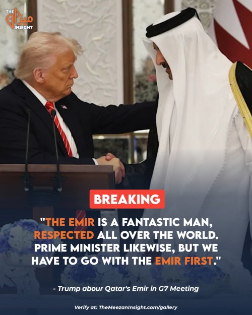 The Emir is a fantastic man, respected all over the world.  Prime Minister likewise, but we have to go with the Emir first.