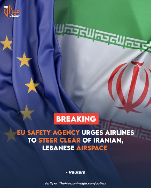 EU safety agency urges airlines to steer clear of Iranian, Lebanese airspace 