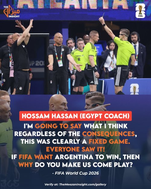 Egypt's Manager Hossam Hassan after their Match vs Argentina