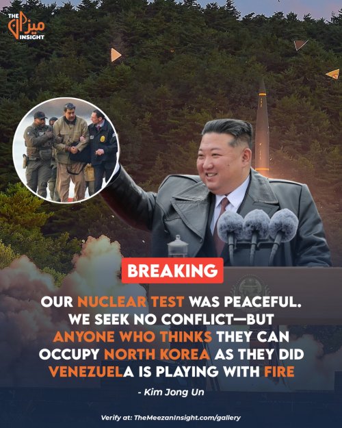 Our nuclear test was peaceful. We seek no conflict—but anyone who thinks they can occupy North Korea as they did Venezuela is playing with fire