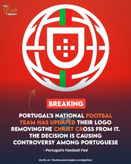Portugal's National Footbal Team has updated their logo removingthe Christ cross from it. The decision is causing controversy among Portuguese